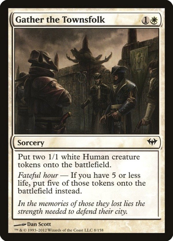 Producto - Gather the Townsfolk  Dark Ascension