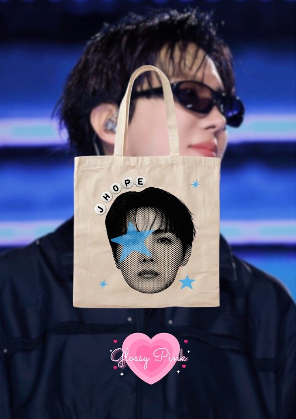 Producto - Tote Bag J-Hope Semitonos Celeste - DTF