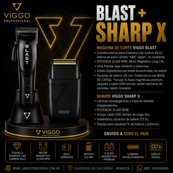 Producto - Clipper Blast + Shaver Sharp X