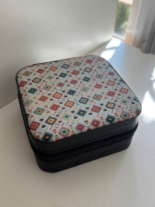 Producto - Alhajero cuadrado con diseño 1