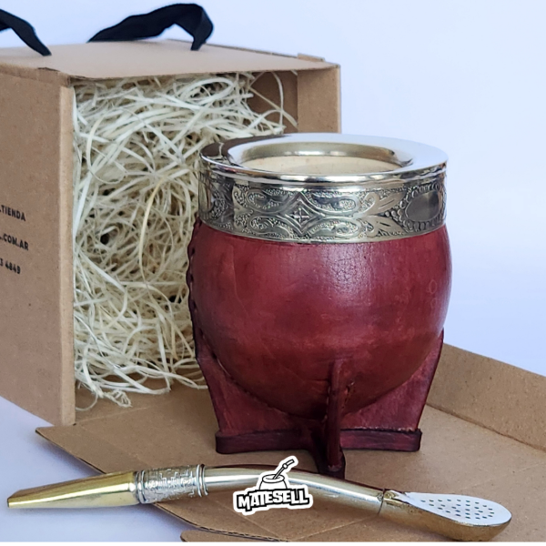 Producto - MATE IMPERIAL CUERO LISO - Marrón suela