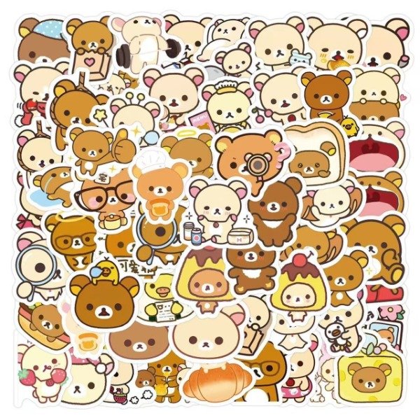 Producto - Pack 50 stickers Rilakkuma