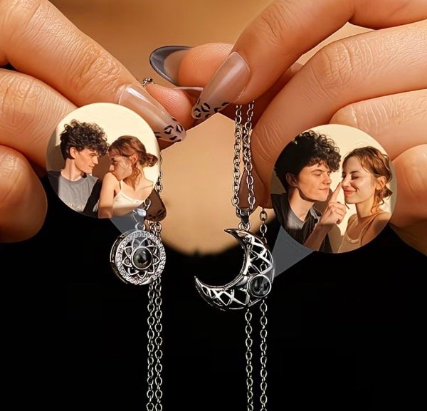 Producto - Par collar, imantados con foto proyección