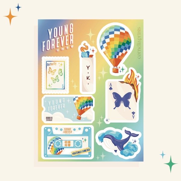 Producto - Set Troquelado Young Forever HYYH BTS