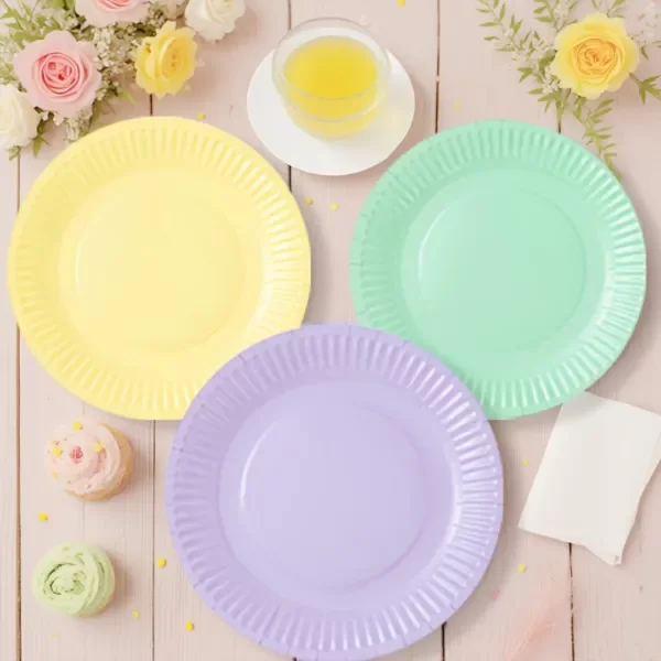 Producto - Platos basic pastel x10u