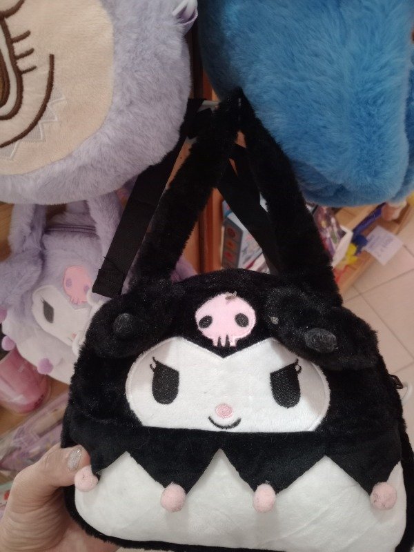 Producto - Bolsito peluche Kuromi negro