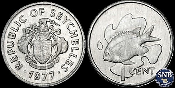 Producto - Seychelles - 1 Centavo (1977) KM #30 - Primera República