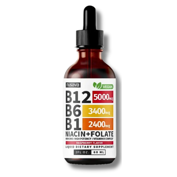 Producto - Vitaminas B12 B9 B6 B3 B1 Energía Máxima Y Rendimiento Diario