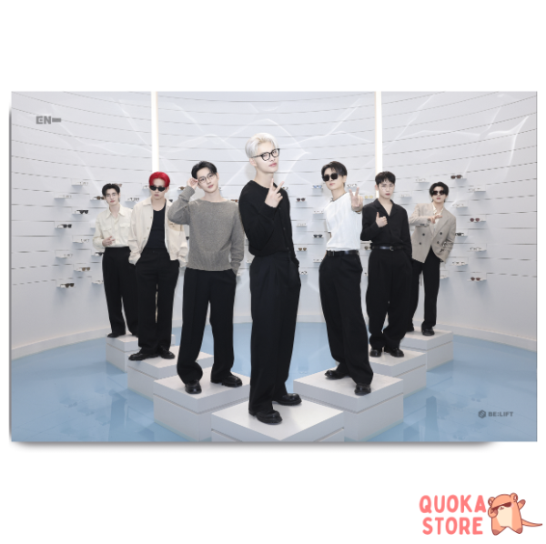 Producto - Poster ENHYPEN - JINS Behind Photo Sketch