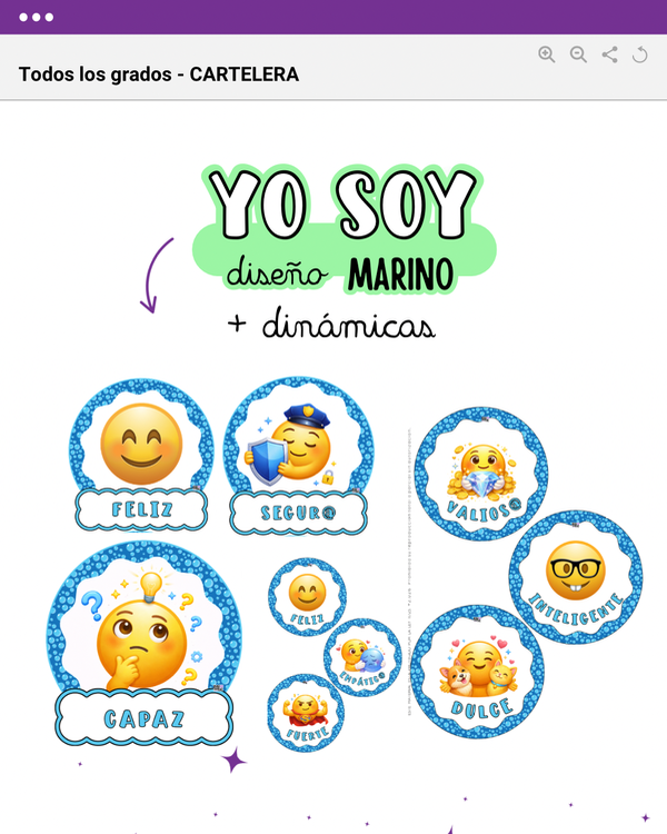 Producto - CARTELERA: YO SOY - DISEÑO MARINO