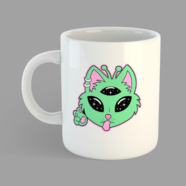Producto - Taza Alien Space Cat