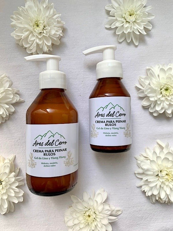 Producto - Crema para peinar Rulos - Lino y Ylang Ylang