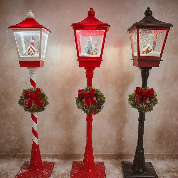 Producto - FAROL NAVIDEÑO MUSICAL CON LUZ 180CM