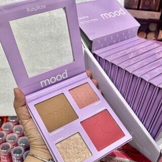 Producto - Paleta de contorno / rubor / iluminador Ruby rose mood