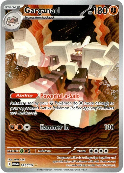 Producto - Garganacl - 147/132 - Mega Evolution - Holo