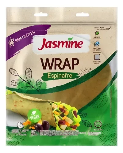 Producto - WRAPS DE ESPINACA JASMINE