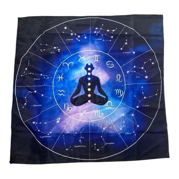 Producto - PAÑO PARA TAROT 7 CHAKRAS - 50X50