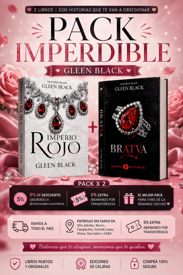 Producto - Pack x2 - Imperio Rojo y  Bratva - Gleen Black