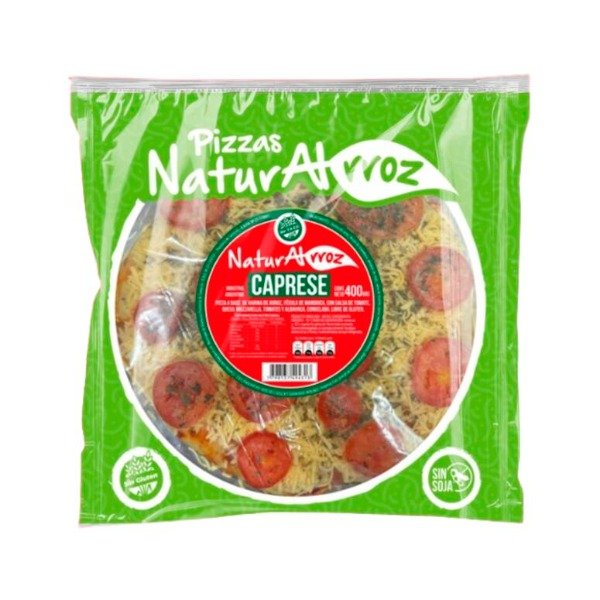 Producto - Pizza a Base de Harina de Arroz  x 400g SIN TACC - Naturalrroz