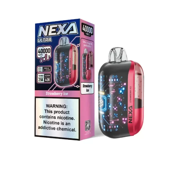 Producto - (POD DESCARTABLE) NEXA 40K ULTRA - STRAWBERRY ICE