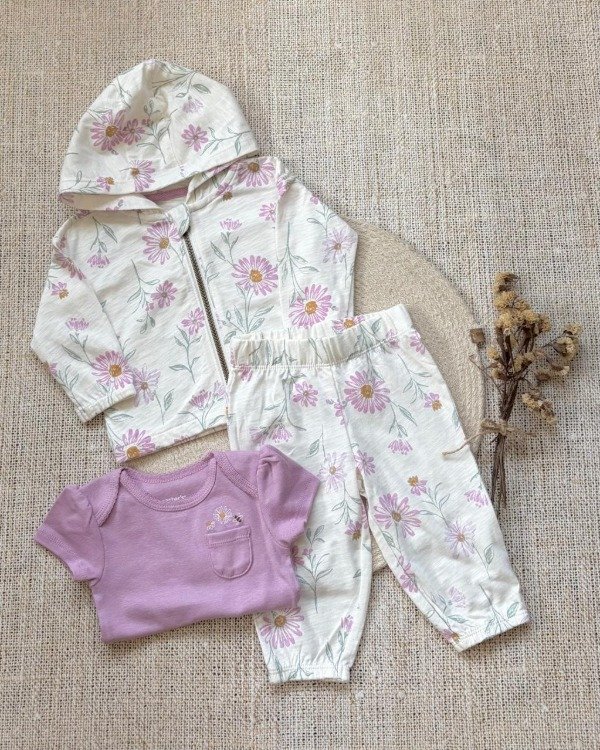 Producto - TRIO IMPORTADO FLORES LILAS