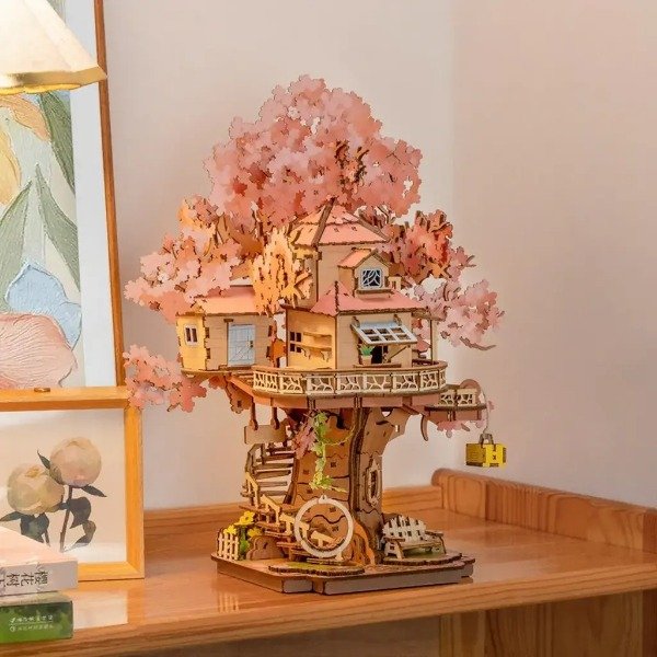 Producto - Robotime Rolife Casa del Árbol Sakura (Sakura Tree House) TGS04 - 3