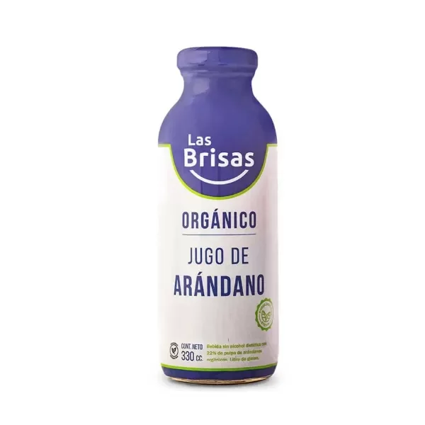 Producto - Jugo de arandanos organico 330cc LAS BRISAS
