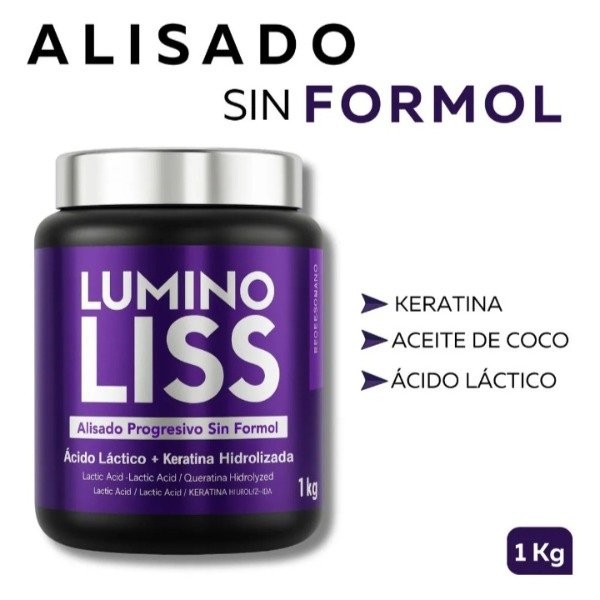 Producto - Alisado progresivo Luminoliss sin formo 1kg