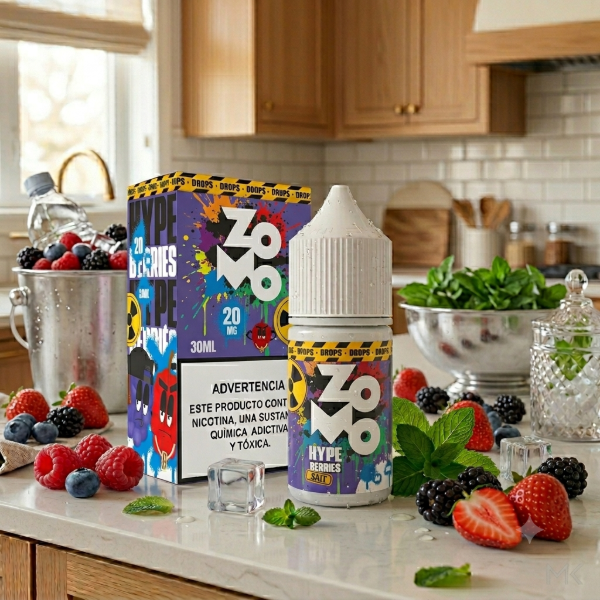 Producto - NIC SALT ZOMO HYPE BERRIES 30ML 20MG