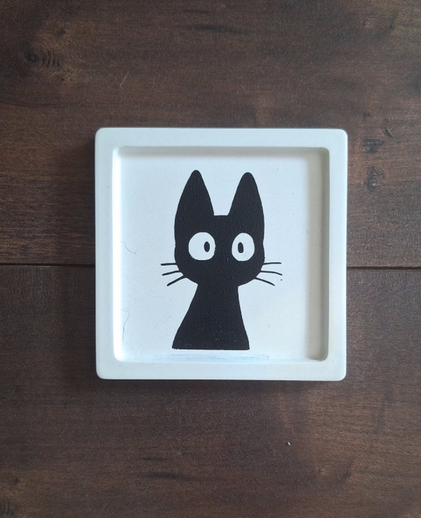 Producto - Posavasos Cuadrado Jiji Studio Ghibli