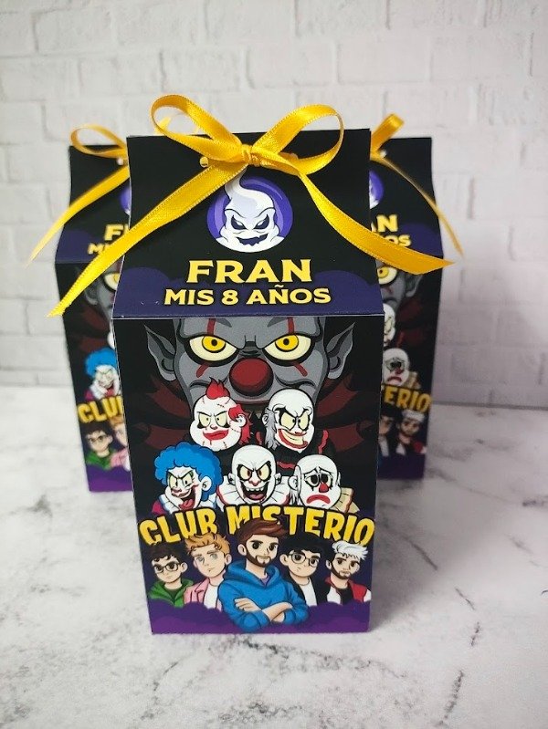 Producto - combo milk box + banderin CLUB MISTERIO