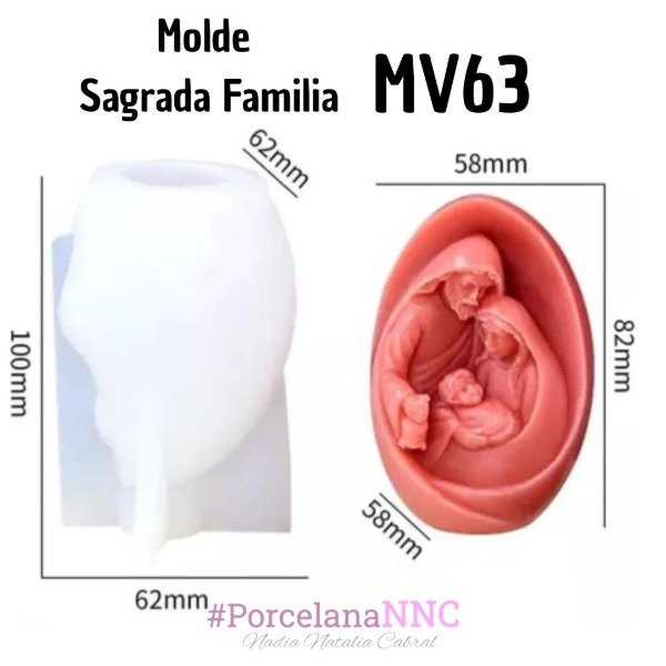 Producto - Molde Sagrada Familia MV63