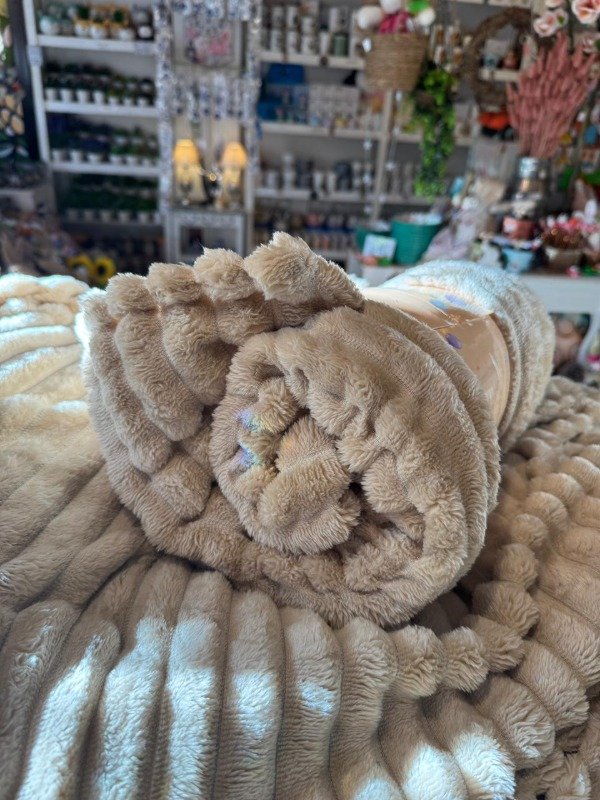 Producto - Manta nórdica soft color camel chica (Efectivo: 31.920)