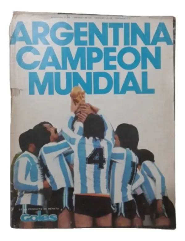 Producto - Revista Goles Argentina Campeon Del Mundo Mundial 1978 (usado)