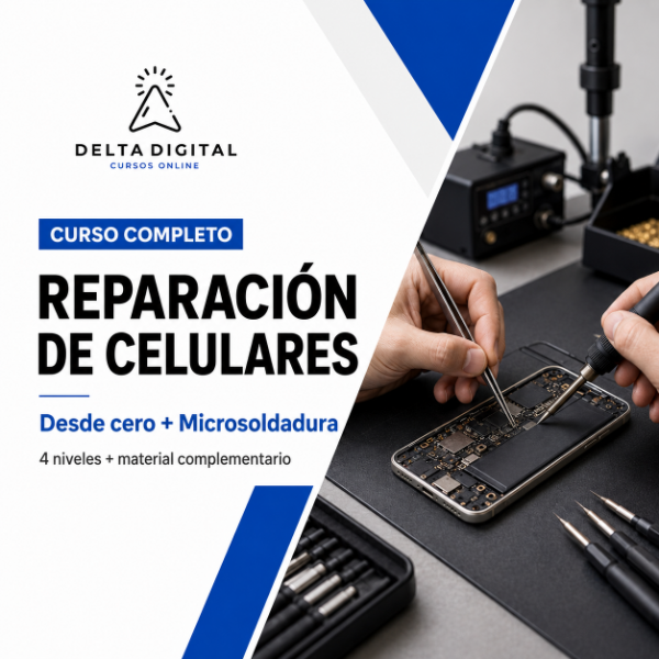 Producto - Curso de Reparación de Celulares desde Cero + Microsoldadura - 0