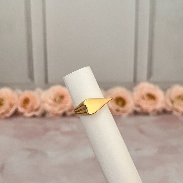 Producto - Anillo Acero Dorado Art 5032