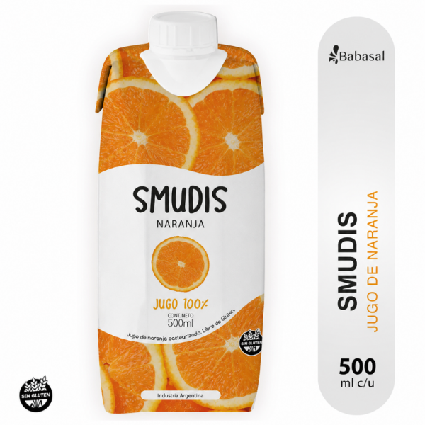 Producto - Jugo Smudis Naranja 100/ natural x 500ml - 0