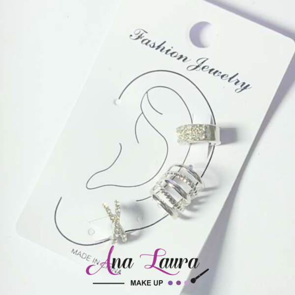 Producto - Aros trepadores / cuff plateados