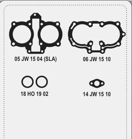 Producto - JUNTAS DE CABEZAL (CON ORING) JAWA SPYDER 350 (VARIAS, LEER DESCRIPCION) - ALFA
