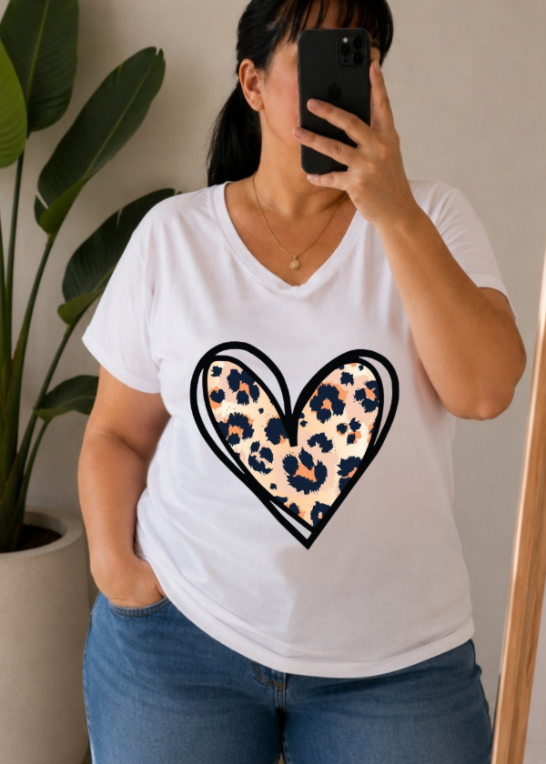 Producto - Remera de Jersey algodón - Escote V (10) - 1