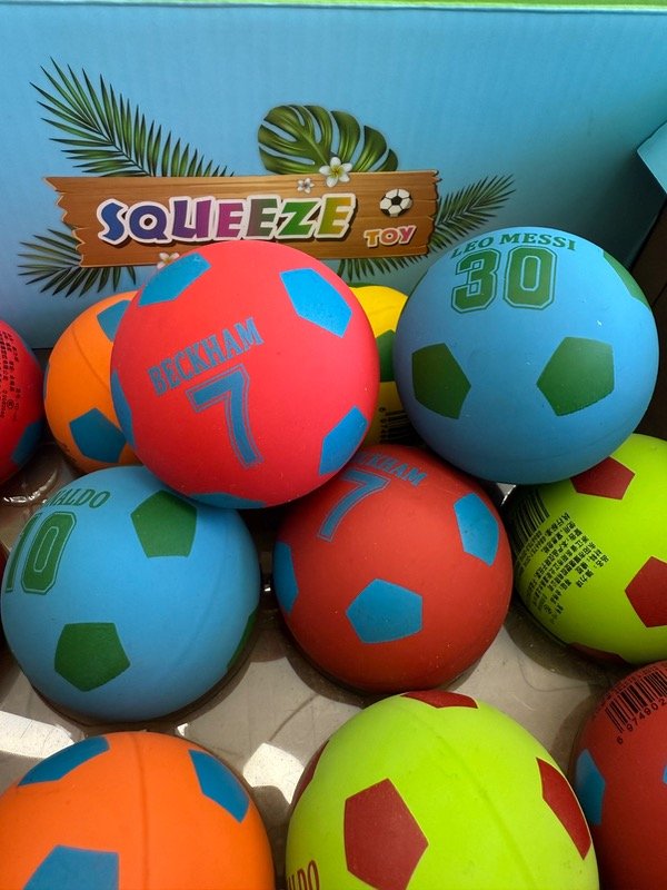 Producto - PELOTA GOMA 7CM BASKET/FUTBOL