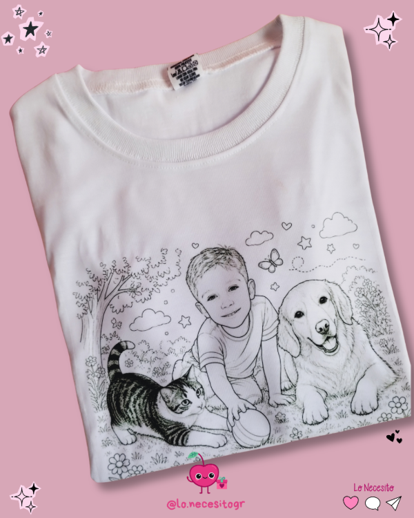 Producto - Remeras para colorear - 2