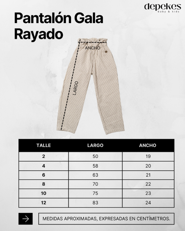 Producto - Pantalon Gala Rayado - 5
