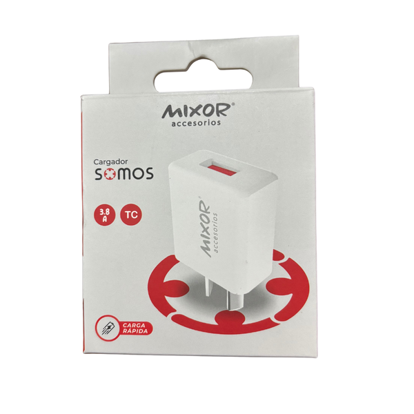 Producto - Cargador Mixor Somos 3.8A TIPO C