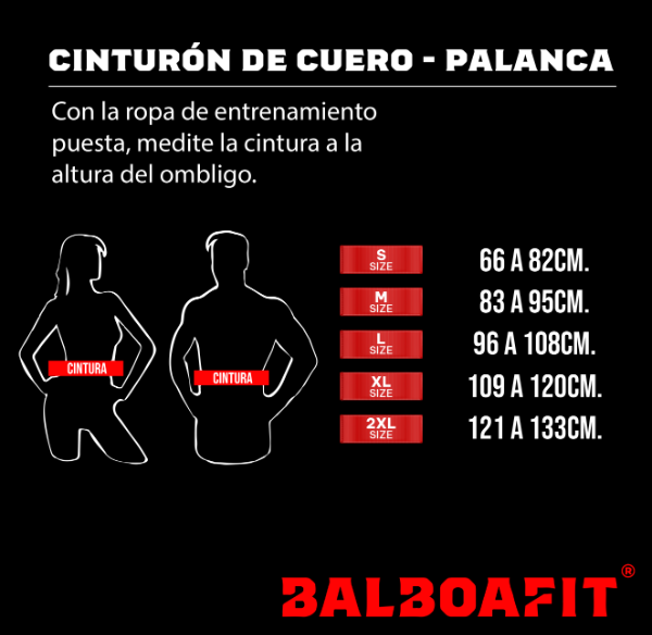 Producto - CINTURON CUERO C/PALANCA 10 MM - BALBOA FIT - 7