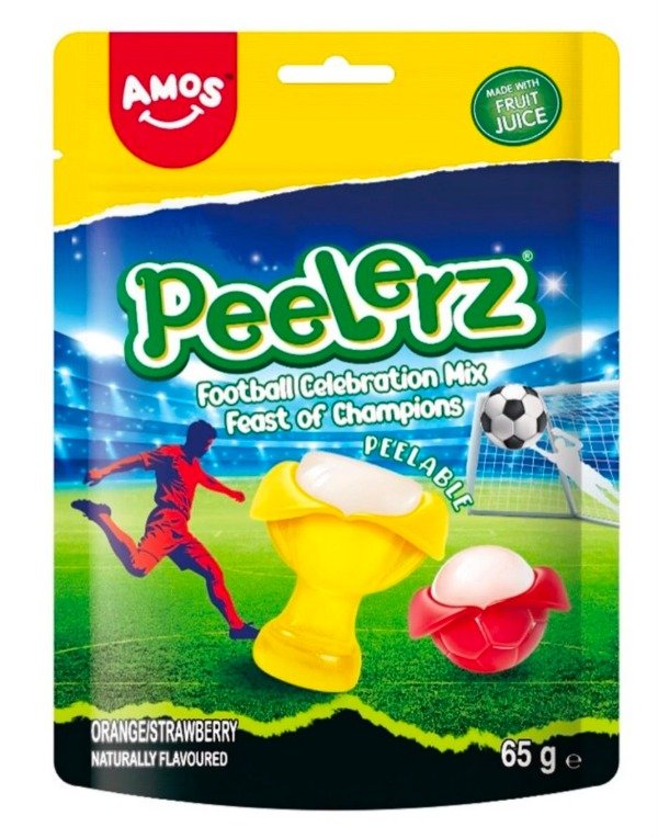 Producto - Gomitas Pelables Peelerz Naranja y Frutilla 65gr