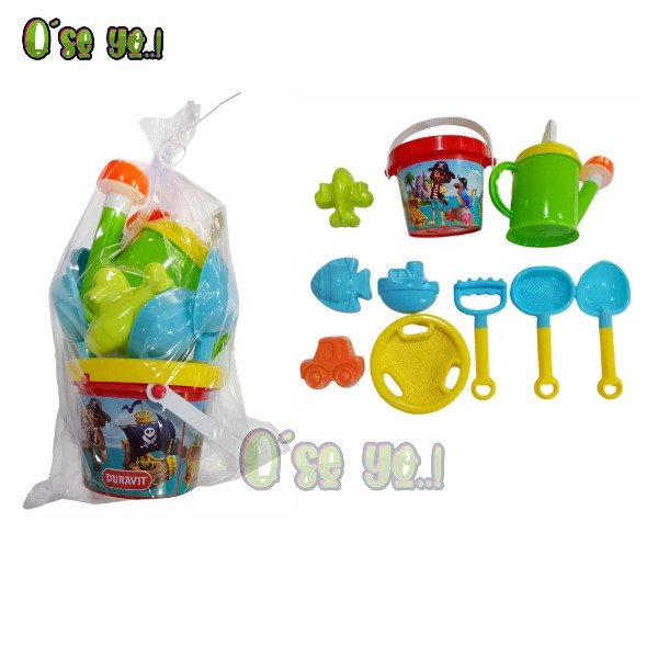 Producto - Set de Playa Balde con Moldes y Regadera