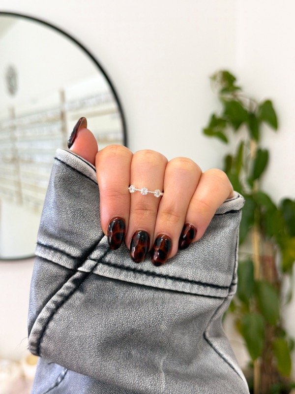 Producto - Anillo acero blanco cuadrados cúbics talle 6