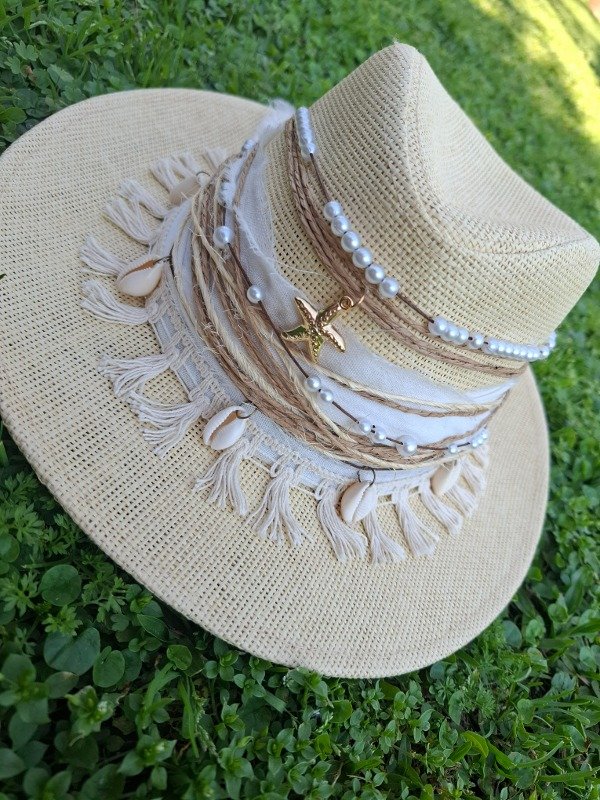Producto - Sombrero panama caracoles