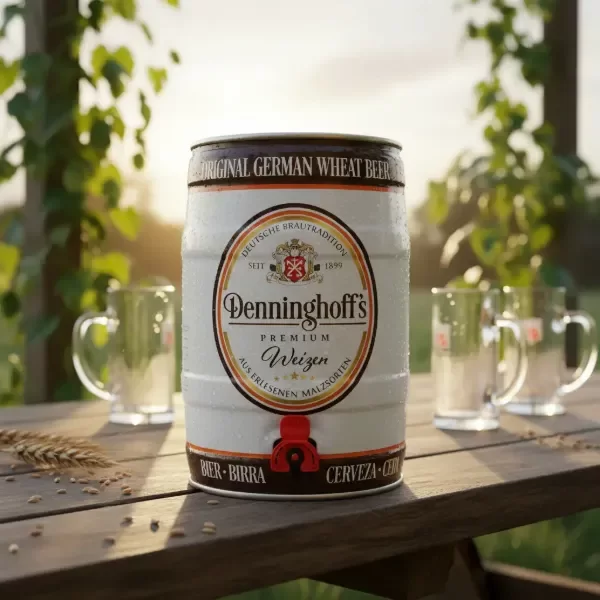 Producto - Barril Cerveza 5lts con canilla importado Alemania Denninghoffs